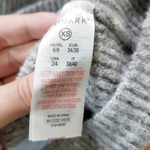 Primark Embellished Neck Sweater Size XS - Picture 5 of 7